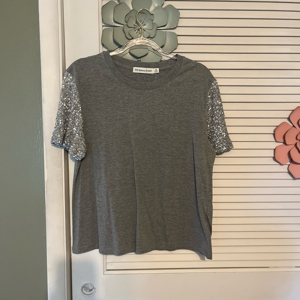 Rebecca Minkoff Heather Gray Tee